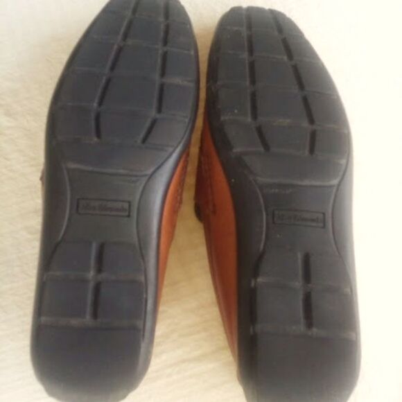 Allen Edmonds Driving Loafers Tan Leather Brooker Slip On with Penny Slot 11D - Picture 6 of 12